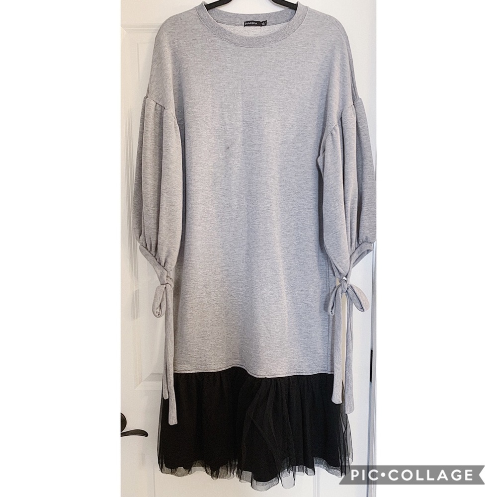 CUSTOM ONE OF A KIND MIDI DRESS SIZE M